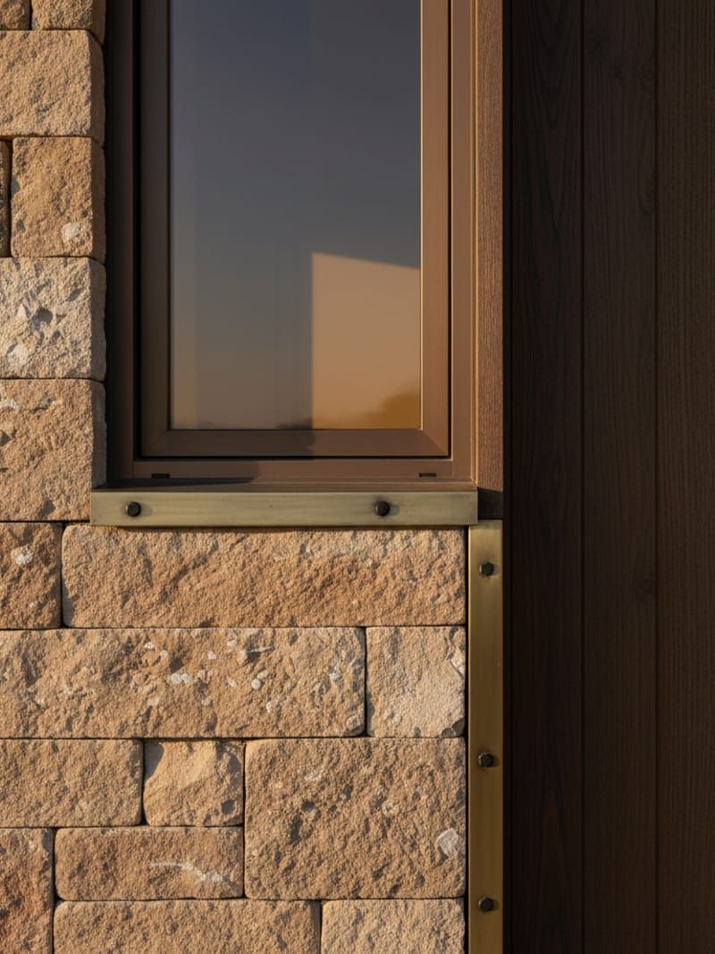 Architectural detail showing material quality and craftsmanship